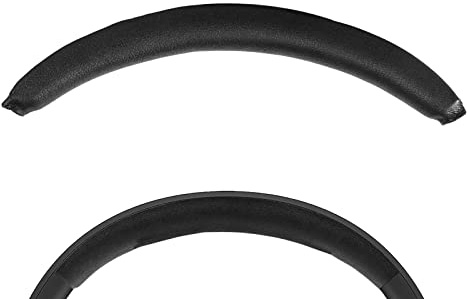 Geekria Pannbandsdyna kompatibel med Microsoft Modern trådlös/USB/USB-C trådbundna hörlurar, ersättningsreparationsdel (svart)