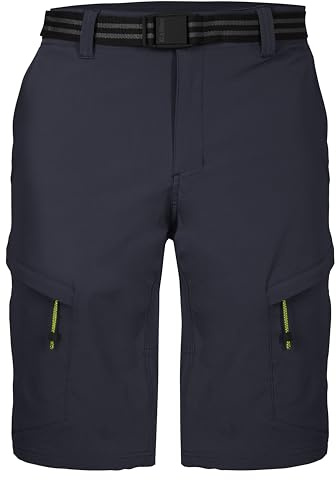 Killtec Hombre Pantalones Cortos funcionales/Pantalones Cortos con cinturón KOS 11 MN BRMDS, Nachtblau, 56, 42826-000