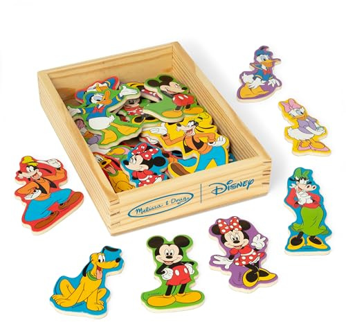 Melissa & Doug Disney Mickey Mouse Wooden Magnets Set