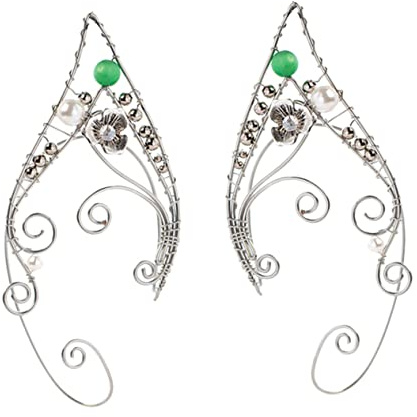 NIYANGLE Orecchini Clip Ear Cuff da Donna in Rame Eleganti e Chic, Accessori Costume Lavorazione Eccellente per Uso Quotidiano e Appuntamenti