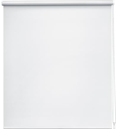 Easydeco - Estor Enrollable translúcido Essential - Color Blanco – Filtra la luz sin oscurecer, fácil instalación, Mecanismo a Cadena, Ideal: salón, Dormitorio u Oficina (120_x_175_cm)