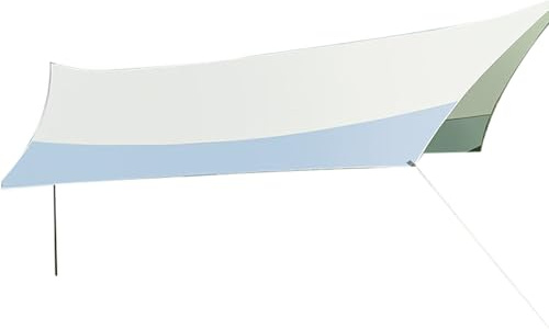 Tenda da sole per terrazze, 5,2 x 4,5 m, protezione solare per esterni, accessorio per ombra all'aperto, per campeggio, pesca, cortile, giardino, terrazza e prato