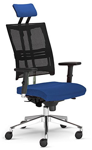 Nowy Styl NET-MOTION Arbeitsdrehstuhl blau 68.2 x 68.2 x 130 cm