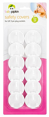 ALANNAHS ACCESSORIES 12 X Home Socket Plug Safety Covers Baby & Child Proof 3 Pin Proof Guard Protect