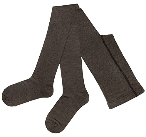 Weri specials damstrumpbyxor varm ekologisk ull i fin kvalitet i 7 fashionabla färger släta, Moor, 36-38