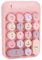 Wireless Numeric Keypad, Mini Digital Numpad 18 Keys Ergonomic Number Pad Keyboard with 2.4G USB Receiver & Chocolate Keycap for Laptop/PC/Desktop(pink)