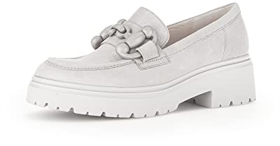 Gabor Donna Mocassini, Signora Pantofole,Soletta Removibile,Scarpe da College,Scarpe Business,Pantofola,Grigio (Lightgrey),39 EU / 6 UK