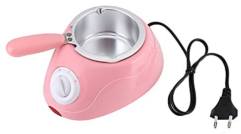Aramox Olla para Derretir Chocolate, Máquina Eléctrica para Derretir Dulces de Chocolate, Herramienta de Cocina con Juego de Moldes DIY (Pink)