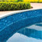 poolomio® Poolinnenfolie blau Marmor für Rundbecken 460 x 110 cm | 0,35 mm Stärke | Innenhülle Pool aus hochwertigem PVC | Ersatzfolie mit 10 cm Überlappung