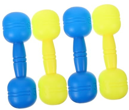 WOONEKY 2 Paia Di Pesi Manubri Interattivi Per Bambini, Giocattoli in Pvc Sicuri e Resistenti Per Esercizi Di Coordinazione Mano-occhio, Adatti Per Attività Motorie e Allenamento in Casa o Scuola
