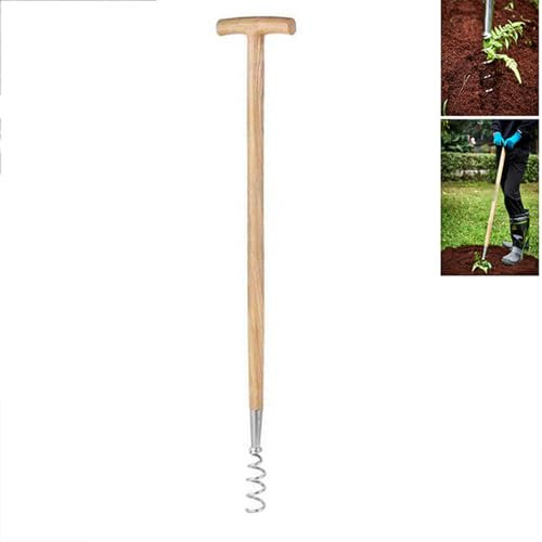KHZKHC Outil De Désherbage en Spirale, Outil De Désherbage sur Pied, Outil De Désherbage, Extracteur De Mauvaises Herbes De Jardin, Longueur 96 Cm, pour Divers Types De Mauvaises Herbes