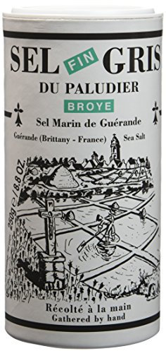 ERIC BUR Sel Fin Gris du Paludier de Guérande Boîte Verseuse 250 g - Lot de 6