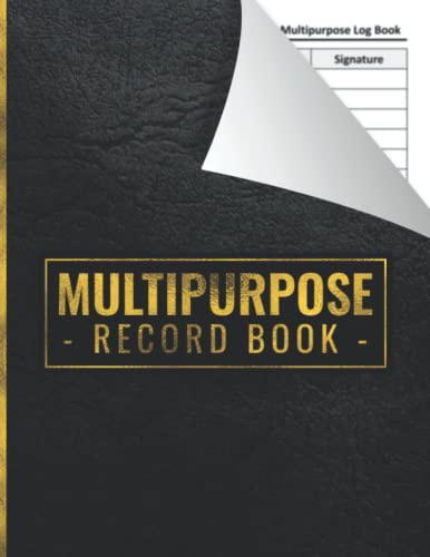 Multipurpose Record Book: Daily Multipurpose Log Book A4 - 110 pages - Day-To-Day Communication Management Organizer - Template Sheet, Log, Notebook, ... Pad - Daily Activities Logbook 2022 / 2023