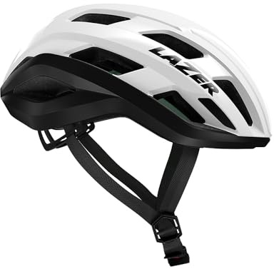 LAZER Strada KinetiCore Bike Helmet, Lightweight Bicycling Gear for Adults, Men & Women’s Cycling Head Gear, White, Large