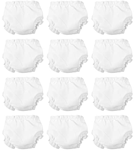 Toddmomy 12stücke Teiliges Puppenzubehör Weiße Unterwäsche Puppen Für Kreative Rollenspiele Und Puppenpflege Für Kleine Mädchen Die Mami Spielen Möchten Doll Accessories Für