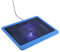 Cooling Pad, Laptop Cooling Pad Base for Laptop Big Fan Support USB Computer 14 Inch or Less Blue Silent Cooling Mattress Cooled at
