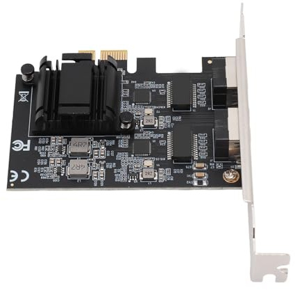Chip RTL8125, Tarjeta de Red PCIe 2.5GBase T, Adaptador Gigabit Ethernet de Doble Puerto, Wake On LAN, RealWow, para PC de Escritorio, Servidores
