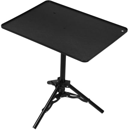 Warmhm Treppiede per Videoproiettore Supporto Regolabile in Ripiano per Laptop Compatto e Stabile per Uso Esterno e Interno