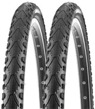 2X Fahrradreifen Set 28 Zoll Khan K-935 37-622 schwarz 28 x 1 3/8 X 1 5/8