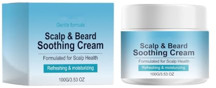 Crème apaisante pour la barbe pour hommes, baume hydratant pour les soins de la barbe, conditionneur doux rafraîchissant pour les soins quotidiens