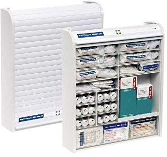 Holthaus Medical Verbandschrank Rollmed Betriebsverbandkasten Fächer Verbandkasten, 48x42x10cm, leer