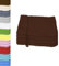 Styleheim 4 Stück Waschlappen Waschhandschuh Frottier aus Baumwolle ca. 15x21 cm 480 g/m² Schokobraun