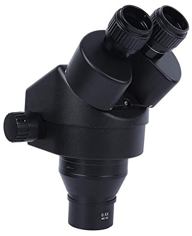 KP-7045-0390 7X-45X Vergrößerung Professionelles Binokulares Stereomikroskop mit Einstellbaren Dioptrien, Okular, Weitwinkelokular, Zusatzlinse