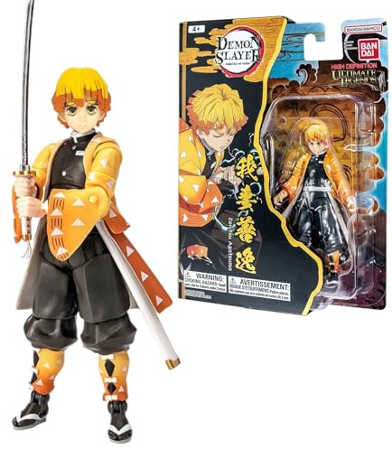 BANDAI Ultimate Legends Zenitsu Agatsuma Action Figure | Figura di anime Zenitsu da 12,5 cm con 27 punti di articolazione e accessori | Personaggi da collezione di anime e manga Merch