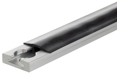 Safetytex Abdeckprofil für Airlineschienen - 30mm breit - Verschiedene längen - Abdeckung aus EPDM für Zurrschienen - 4 m
