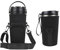 AF-WAN Pack de 2 Funda Protectora Plegable Portátil Funda Protectora Antideslizante Bolsa Impermeable Compatible con Nutribullet Flip Portátil Blender NBPB50350AK/NBPB10350 (Negro)