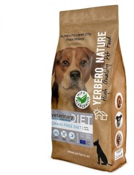 Yerbero Nature Nourriture pour Chiens Grain Free Vet Diet avec Poulet et Porc ibérique 10 kg - Nourriture hypoallergénique sans céréales Haute digestibilité avec probiotiques, vitamines minérales