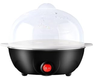 Egg Cooker Egg Boiler for Hard Boiled Eggs Poacher 7 Easy-To-Peel, Hard, Medium, Soft Boiled Eggs Automatic Shut Off Kitchens Appliances Apartment Essentials Must Haves