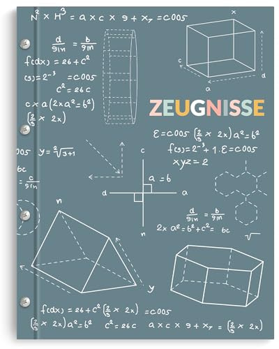 SKYDUE Porte-certificats avec vis à livres – Extensible – Dossier de certificats A4 avec 20 pochettes pour l'école, le monde du travail, la famille (bleu)
