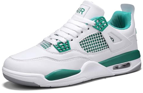 Zapatillas de Baloncesto para Hombre Retro Skate clásicas Suela de Goma Moda Zapatos Deporte Antideslizantes Botas de Baloncesto para Entrenamiento al Aire Libre