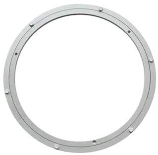 EnxJire Svängbar platta roterande platta med roterande lager för köksredskap, aluminiumlegering, för matbord, bas Susan (10 tum)