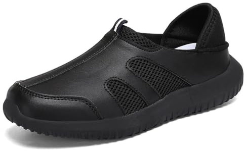 VERROL Zapatos de Trabajo de Enfermería Mujer Zapatos médicos Blancos para Hombre Transpirables Ligeros Zapatos Cómodos para Caminar para Medicina, enfermería y gastronomía