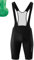 Gonso Sitivo Bib, Kurze Herren Träger-Radhose, Mit Sitivo Green Comfort Sitzpolster, Hohe Bewegungselastizität und Antirutsch-Silikon-Beingummi, Enganliegende Passform, Schwarz/Grün, Gr. XXL