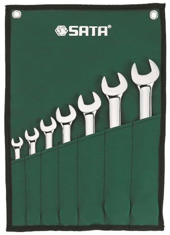 SATA ST09070SJ 7 Piezas Juego de Llaves Combinadas Métricas