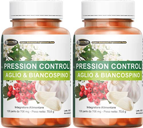 Hyper Pression Control Olio 200 Softeg - Integratore Colesterolo e Pressione con Aglio e Biancospino - Regola la Pressione Arteriosa con Ingredienti Naturali - Prodotto in Italia