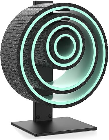 TOPHDY Yoga-Rad Rack – Metall-Wandhalterung für Rückenroller, passend für Yoga-Rad in 4 Größen für Rückenschmerzen und Dehnung als Yoga-Raum/Heim-Fitness-Dekoration (nicht im Lieferumfang enthalten)