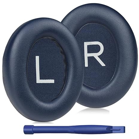HATOFES Ohrpolster für Bose 700 Noise Cancelling Kopfhörer (NC700) - Ersatz Mit Weichem PU-Leder, Memory-Schaum, Zusätzliche Dicke (1 Paar Blau)