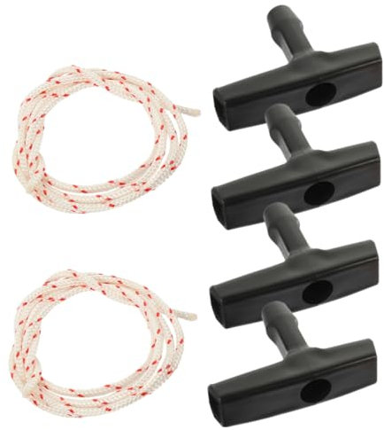 NULYLU 2ensembles Cordon De Traction Et Poignée Pour Porte De Garage Câble De Déverrouillage Urgence Avec Poignées Kit De Remplacement Polyvalent Pour Ouverture Manuelle De Trappe De Gren