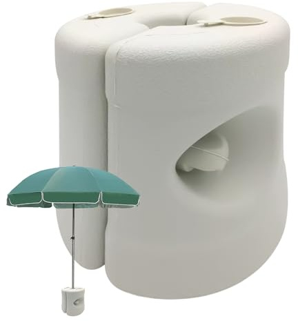 Base per ombrellone da giardino - robusto supporto per ombrelli | Stand per ombrelli da patio | Base per ombrelli rallentata - Stand per baldacchino attraverso il vento | Peso del tamburo di