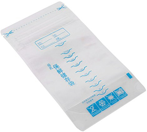HUSHUI Bolsas de Almacenamiento de Leche Materna a Prueba de Fugas, 30 Uds., para Congelar, 250ml, Seguras y Cómodas, LDPE, PET, sin BPA