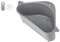 Onerbuy Sink Strainers Basket, No Drilling Triangular Sink Corner Drain Shelf with Suction Cup, Sink Storage Rack Holder for Kitchen Bathroom Soap Box Organizer