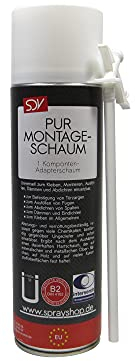 SDV Chemie Montageschaum B2 1x 500ml Bauschaum Füllschaum Adapterschaum Dämmschaum