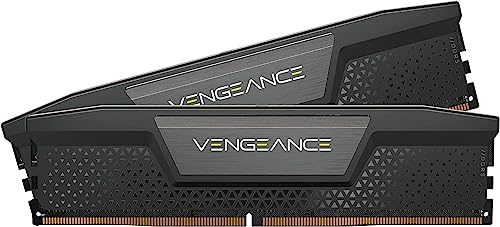 Corsair Vengeance DDR5 64GB (2x32GB) 6400MHz C32 Optimizada para Intel Memoria (Regulación de Voltaje a Bordo, Perfiles XMP 3.0 Personalizados, Disipador de Calor de Aluminio)