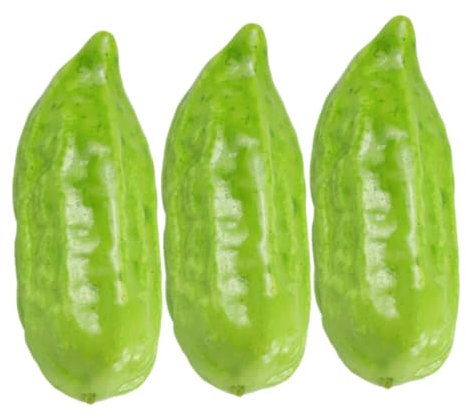 Warmhm Modèle de Courge Amère Artificielle Réaliste Modèles de Légumes Réalistes pour La Photographie