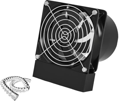 perfeclan Ventilador de ventilación para soldadura, extractor de humos de soldadura, de soldadura, ventilador de extracción de velocidad ajustable para, con Manguera de 600cm