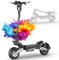 OOTD T10 Trottinette Electrique Adulte, 11 Trotinette Electrique Pliable Max du Moteur 900W et Batterie 648Wh Autonomie 30-49km, 11 Pouces Tout Terrain Electric Scooter Double Suspension & Écran LCD